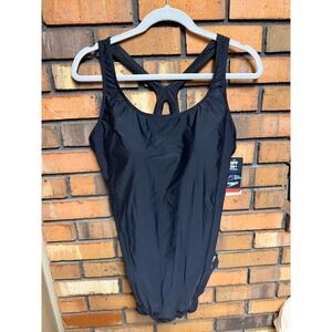 Speedo Women's Black One Piece Swimsuit